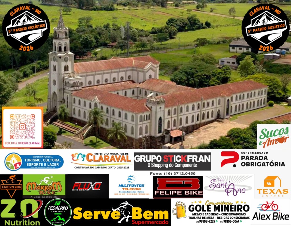 5º PASSEIO CICLÍSTICO DE CLARAVAL SERÁ REALIZADO NESTE DOMINGO (12) COM MAIS DE 400 INSCRITOS