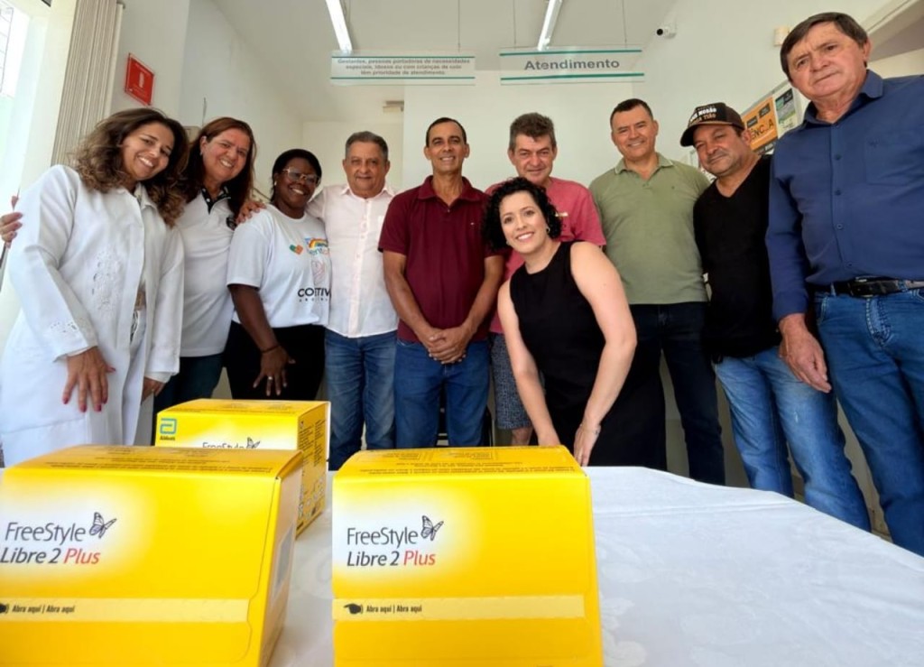 SAÚDE DE CLARAVAL ENTREGA O PRIMEIRO SENSOR DIGITAL PARA MONITORAR DIABETES TIPO 1