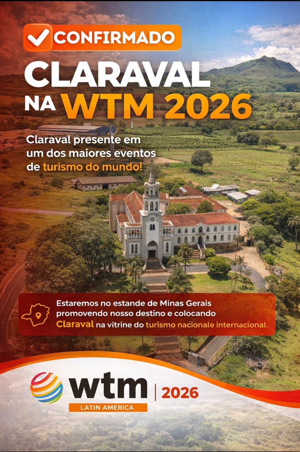 CLARAVAL INICIA PARTICIPAÇÃO NA WTM LATIN AMERICA 2026, MAIOR FEIRA DE TURISMO DA AMÉRICA LATINA